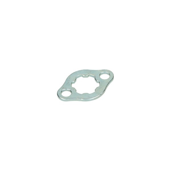 borgplaat voorkettingwiel c--c =28mm derbi, mb, mt, mtx, nsr, senda