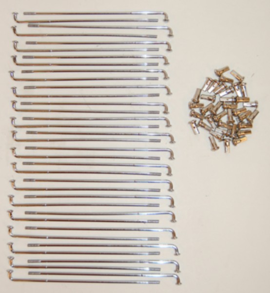 spaakset Zundapp 149mm chroom 36pcs Zundapp KS50