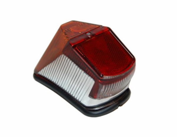 achterlicht mod. hella A-kwaliteit rood/chroom 517, zund ot mod. 517, zundapp 517