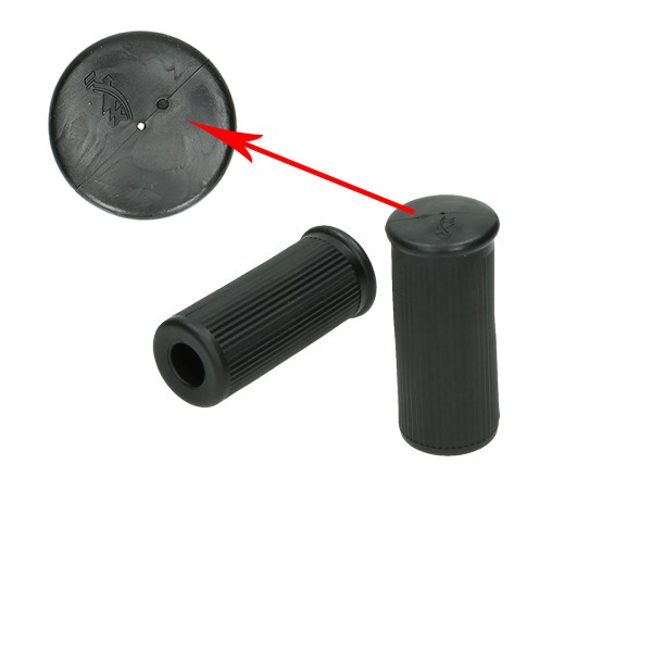 voetsteunrubberset origineel model + logo zundapp