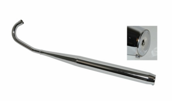 uitlaat fluister (made in EU) dubbele knik 32/32mm
