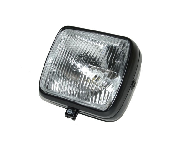 koplamp vierkant (made in EU) zwart zundapp