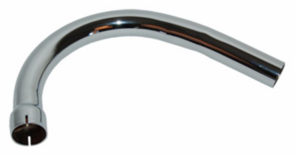 uitlaatbocht enkele knik (made in EU) 36/32mm chroom zundapp