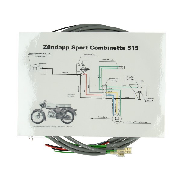 kabelboom sport Combinette grijs zundapp 515