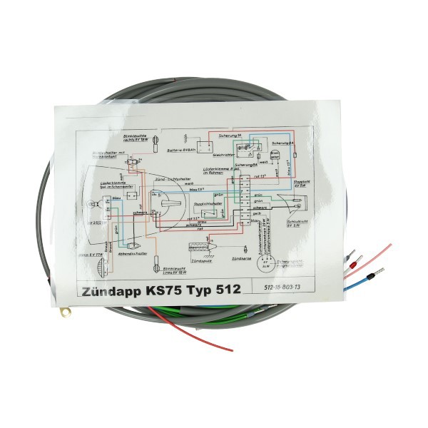 kabelboom grijs ks75, zundapp 512=op=op