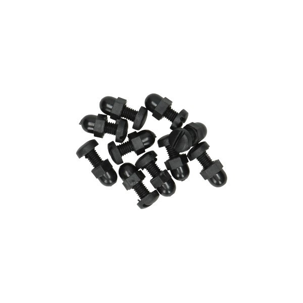 boutset stuurkapruit plastic zwart 10pcs zundapp 529 / 530