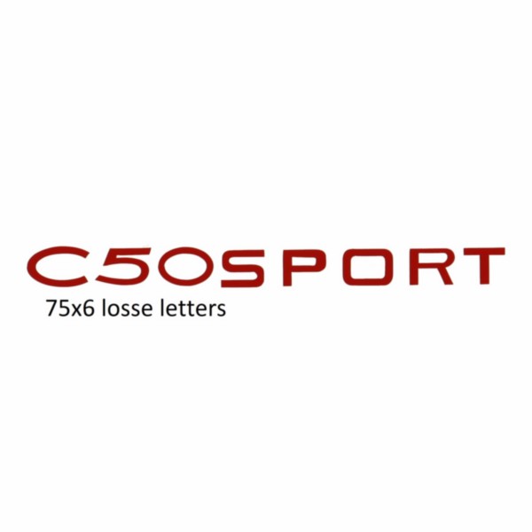 sticker benzinetank C50 sport rood zundapp