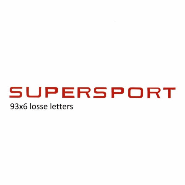 sticker benzinetank rood zundapp supersport, zundapp
