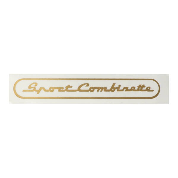 sticker goud sport combinette, zundapp