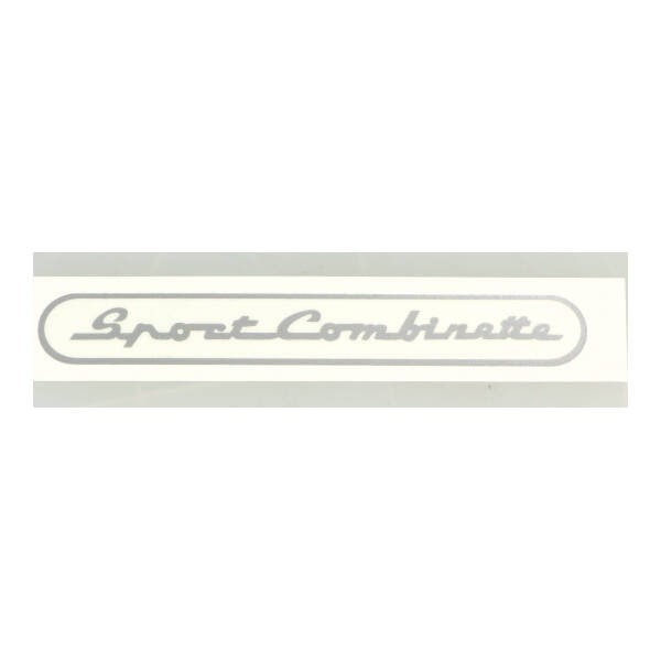 sticker zilver sport combinette, zundapp