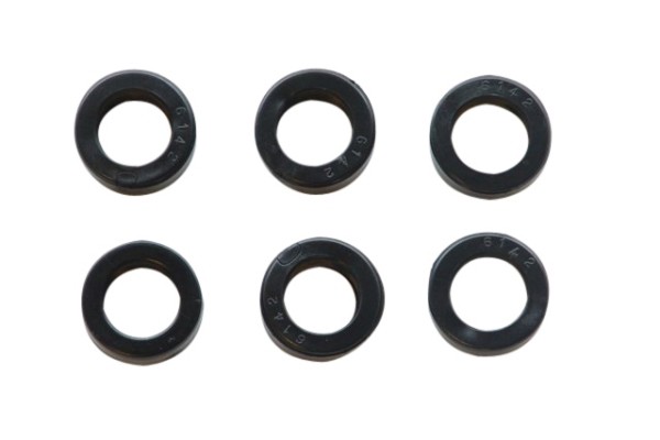 rubber set achterkettingwiel nt 6 stuks zundapp