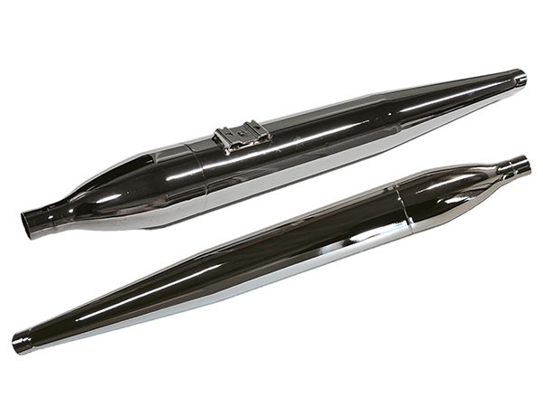 uitlaat mod. sigaar los met lip 30mm chroom zundapp z510-22.700