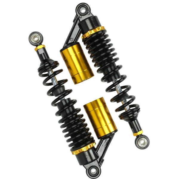 schokbrekerset DMP + gastank 320mm zwart puch maxi, zundapp