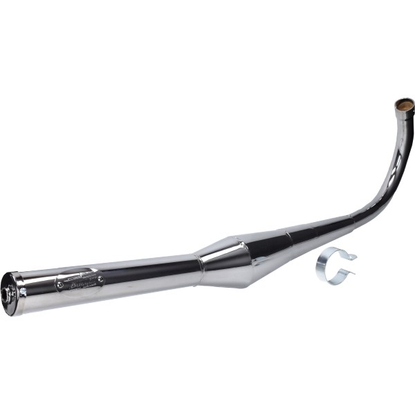 uitlaat bullet race (made in EU) Evo-1 36mm chroom zundapp