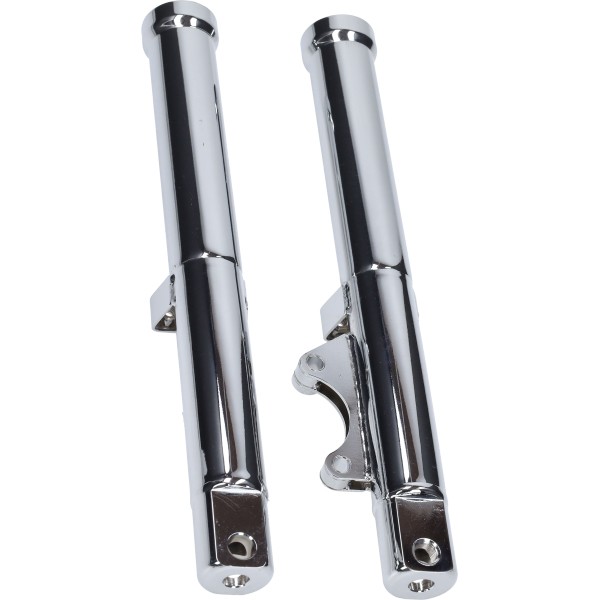 buitenpootset voorvork kompleet met bussen en keerring links/rechts chroom zund nt mod. 529/530