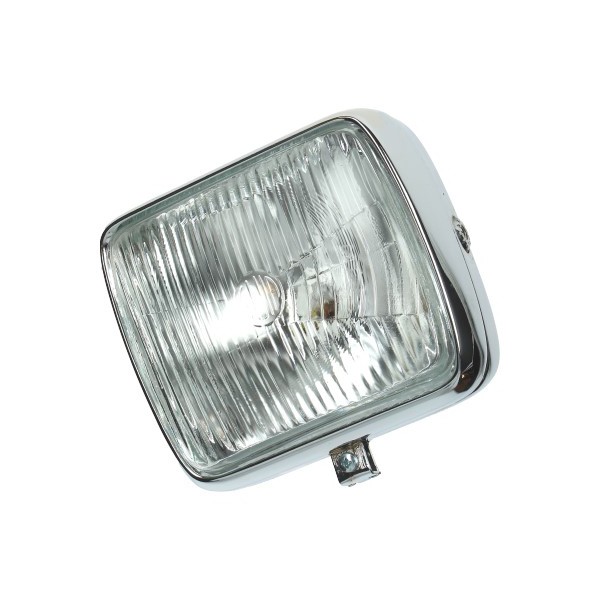 koplamp vierkant (made in EU) chroom zundapp