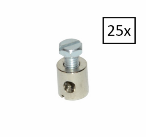 nippel schroef 8x9mm 25pcs