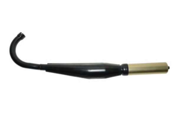 uitlaat expansie (made in EU) 32/36mm zwart/goud zundapp