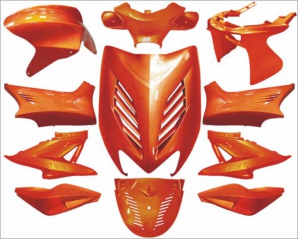 plaatwerkset DMP special amber metallic 11-delig aerox