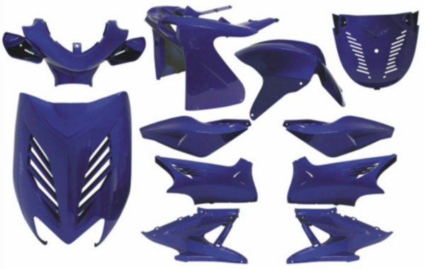 plaatwerkset DMP special blauw 11-delig aerox rossi