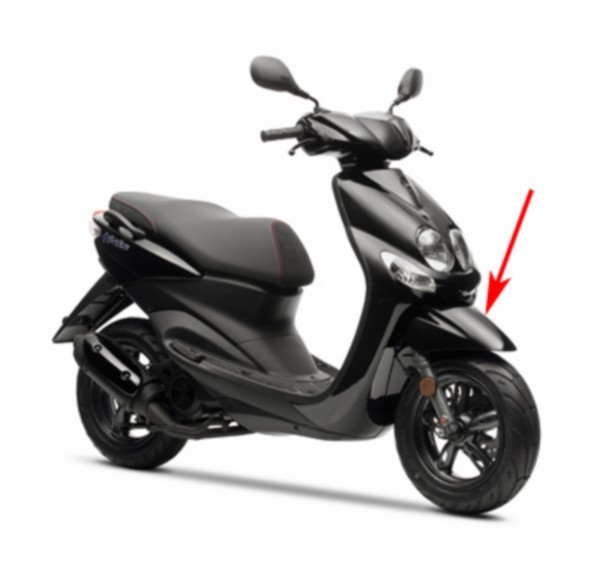 voorspatbord Yamaha origineel zwart midnight smx neo va2008 5c2f151100p4