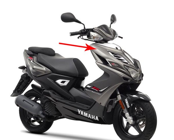 voorscherm Yamaha origineel boven grijs mat aerox 2013 1phf835g00p0