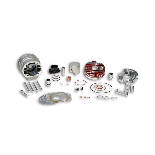 cilinder met kop malossi mhr testa rossa 52mm minarelli hor lc 3115374