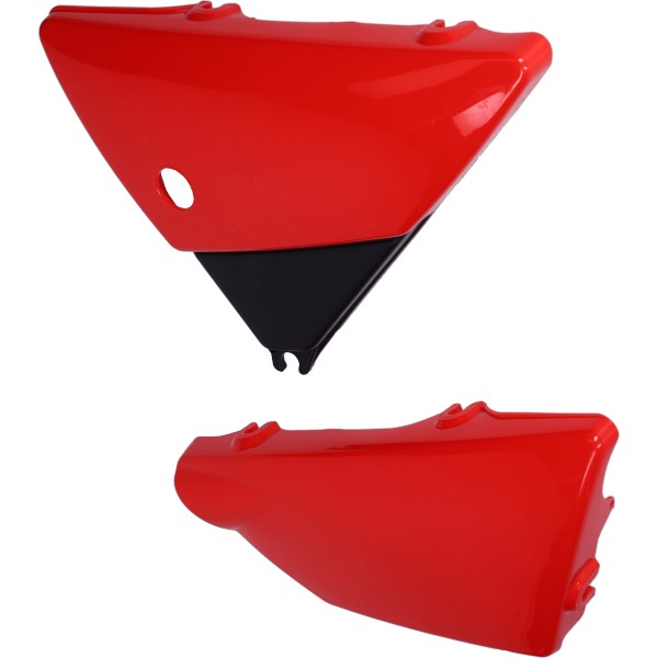 zijschermset Yamaha o.m. rood dt-mx