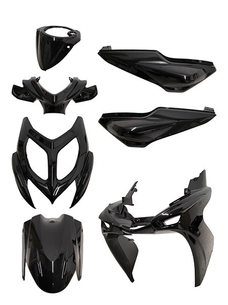 plaatwerkset zwart aerox 2013