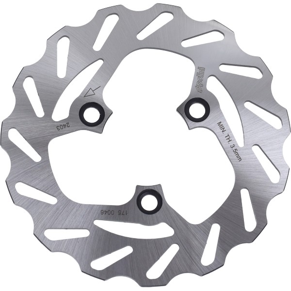 remschijf polini wave voor+achter 190mm aerox, beta, jog-rr, mbk booster, mbk nitro, speedfight 175.0046