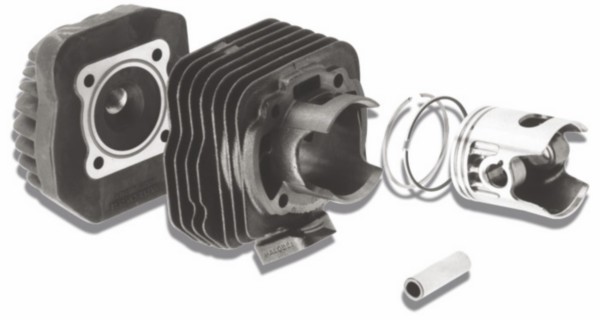 cilinder met kop malossi 47mm dj, dj refined, kb-k12, scout 317200