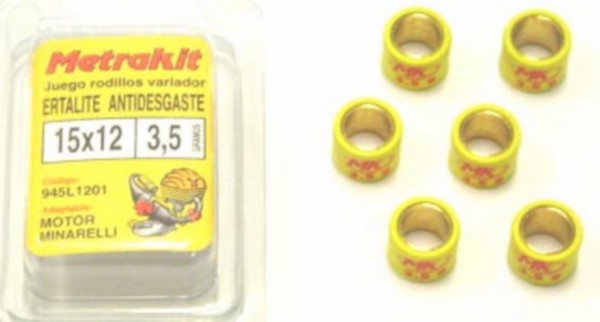variorolset metrakit 8.0gr 15x12mm minarelli 945l1226