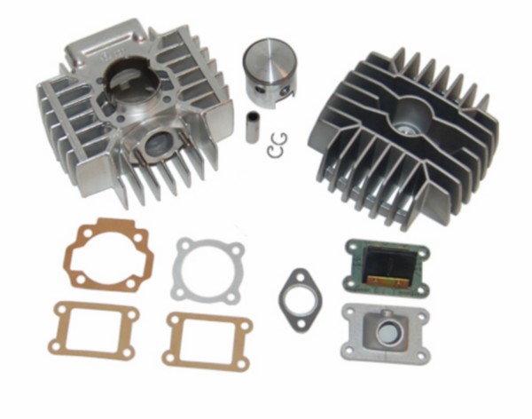 cilinder met kop gilardoni alu-nik compleet 47mm puch, condor, monza