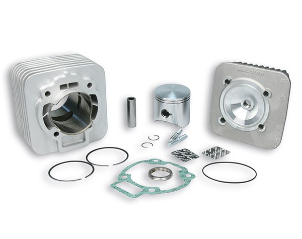 cilinder met kop malossi ac Aprilia SR/ 65mm skipper 125cc, typhoon 318237