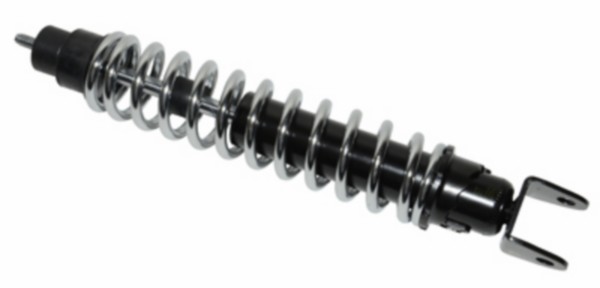 schokbreker DMP MDI 310mm zwart/chroom zip sp, nrg, runner, vespa lx, vespa S, zip2000