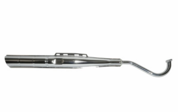 uitlaat tecno origineel model 45km (made in EU) 22mm chroom puch maxi