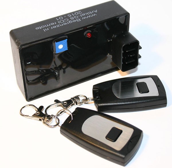 toerenbegrenzer euro-b regelbaar + afstandsbediening cdi agility 16inch, agility rs, like, super-8, vp50