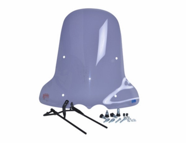 windscherm Regia met bevestigingsset (made in EU) hoog 65cm smoke agility, kymco
