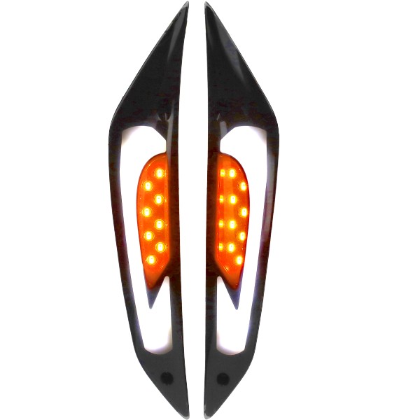 knipperlichtset DMP led sport tube wit voor smoke zip2000