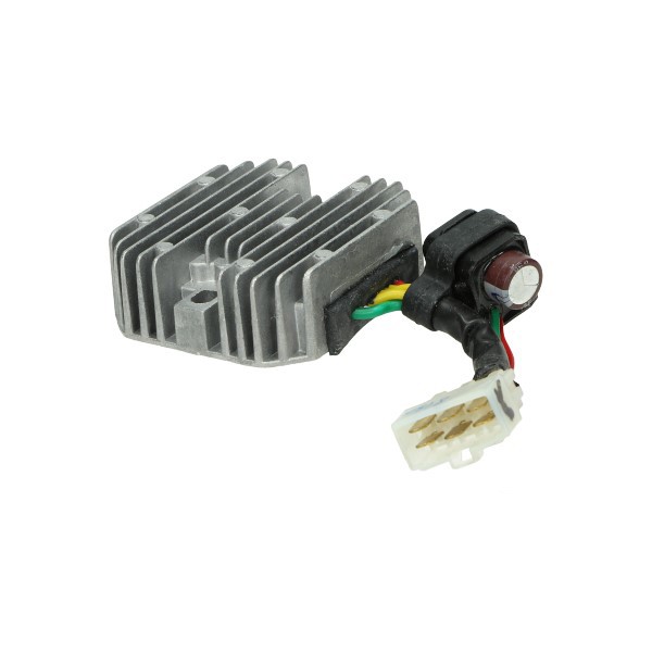 spanningsregelaar Piaggio origineel 6-polig euro-4/5 sprint 4t, sxr, liberty, primavera 4t iget, sprint 125 4t, zip 4t 1a017429