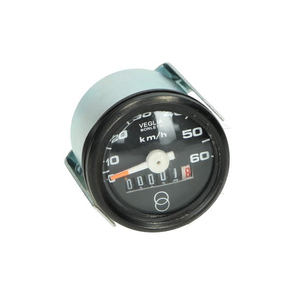 km tellerklok origineel model 60km/u veglia 48mm zwart citta