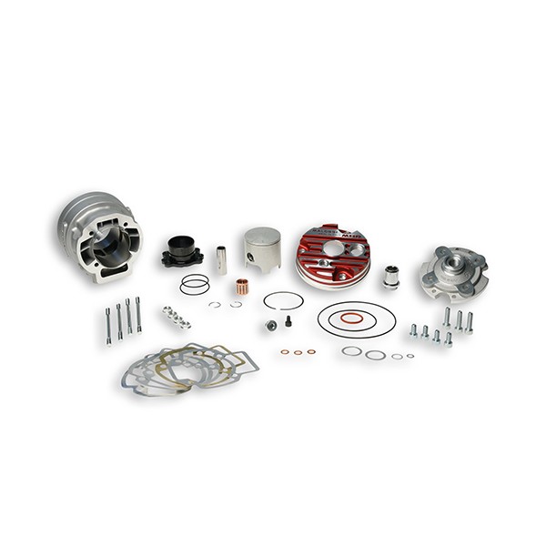 cilinder met kop malossi mhr testa rossa team H20 47.6mm aprilia, sco piaggio 2t 3115349