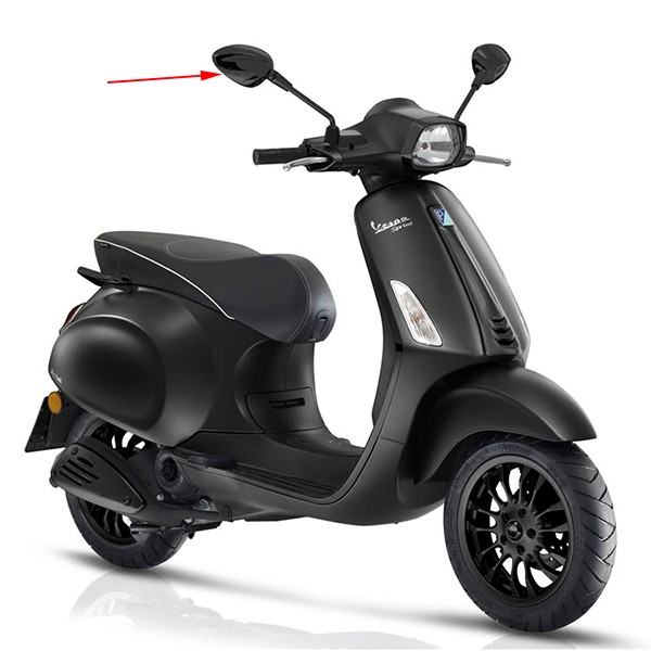 spiegel Piaggio origineel rechts [notte] zwart sprint, sprint 4t (euro4) cm262014