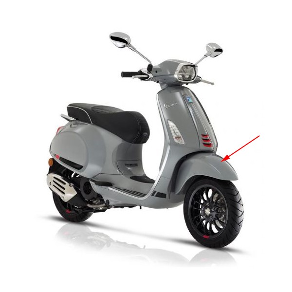 voorspatbord Piaggio origineel nardo grijs lucido 715/C sprint 4t (euro4) 1b00664600ht