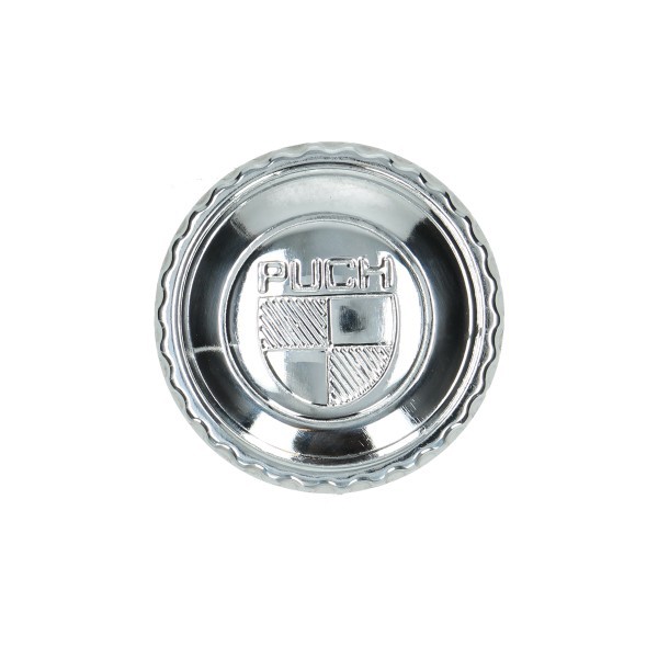 benzinetankdop 40mm met logo gestanst puch
