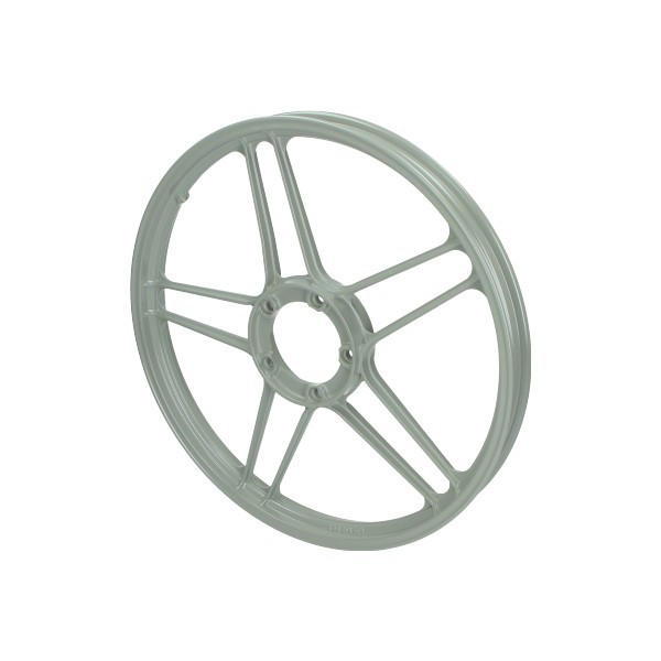 voorwiel/achterwiel ster 10 spaaks 17 inch grijs puch maxi