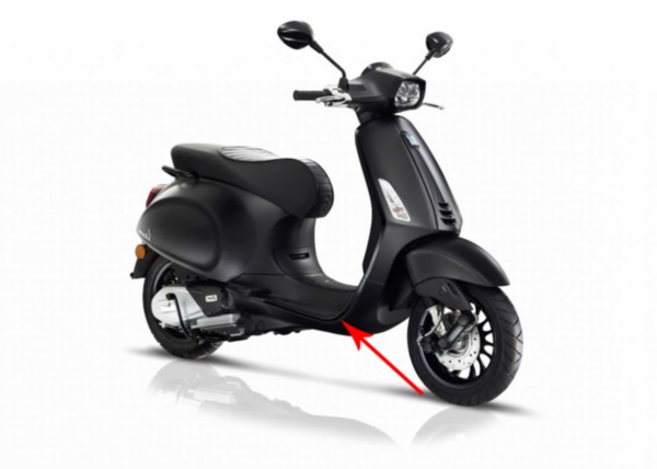 sierstrip Piaggio origineel treeplank [notte] rechts sprint 4t (euro4) cm298803