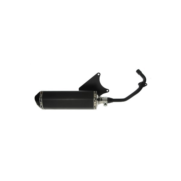 uitlaat jamarcol ovaal (made in EU) (mod.Akrapovic) euro-4 zwart/zwart primavera, sco piaggio 4t-3v I-get, sprint