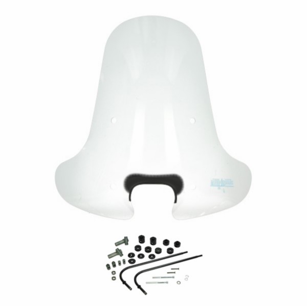 windscherm DMP met bevestigingsset hoog Mod. Orig 70cm helder zip2000