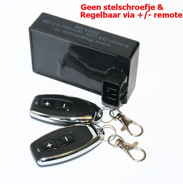 toerenbegrenzer euro-b regelbaar + afstandsbediening agility 16inch, agility rs, like, super-8, vp50